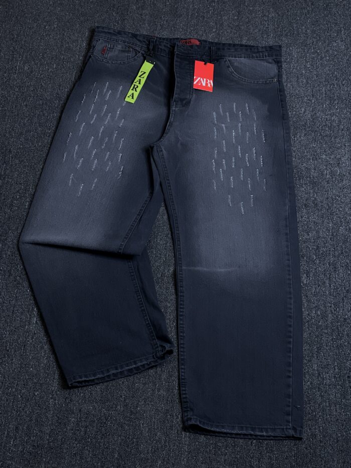 IMG_8789 شلوار جین بگ ذغالی کد 1 - تصویر 1